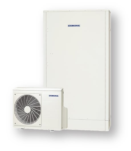 コロナ エコキュート CHP-E372AZ1 本体およびヒートポンプユニット